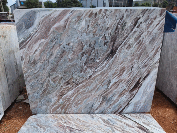 Talai White Marble Cross Figgur